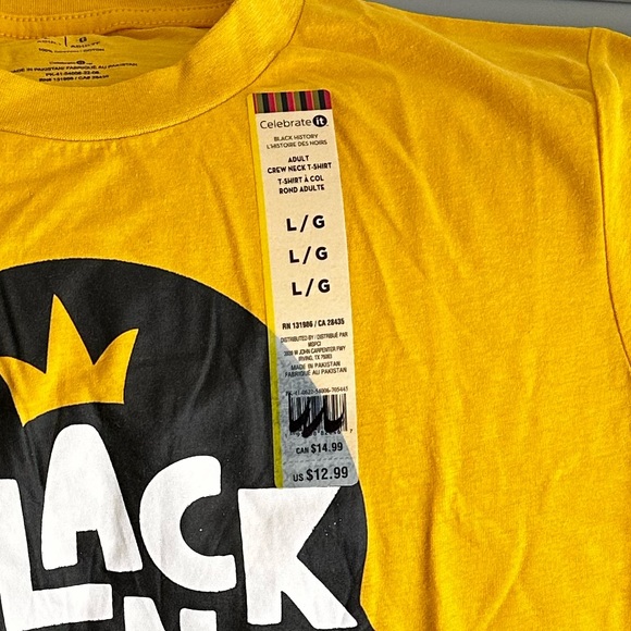 NWT Black King T shirt - Adult Large - Picture 2 of 2